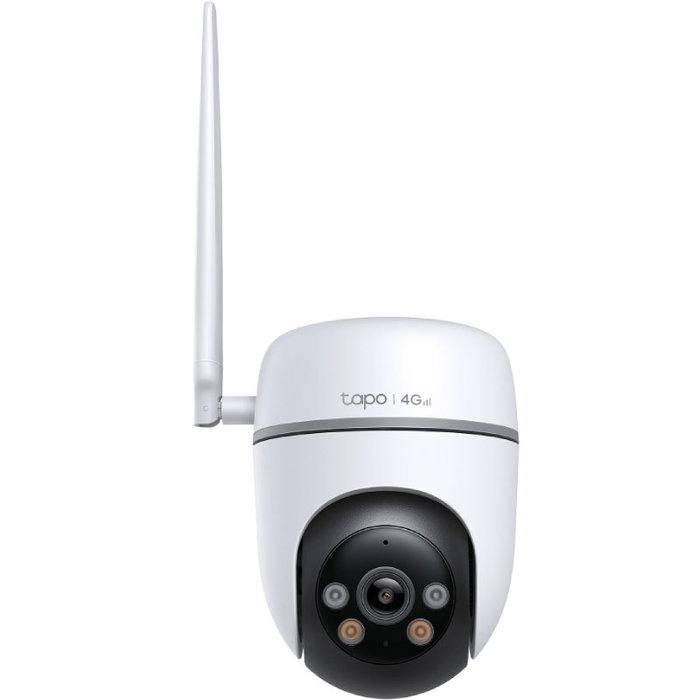 TP-Link Tapo TC40GW Cámara de Videovigilancia 4G LTE, 360°, Visión Nocturna Color, Detección IA, Resistente IP66, Control APP